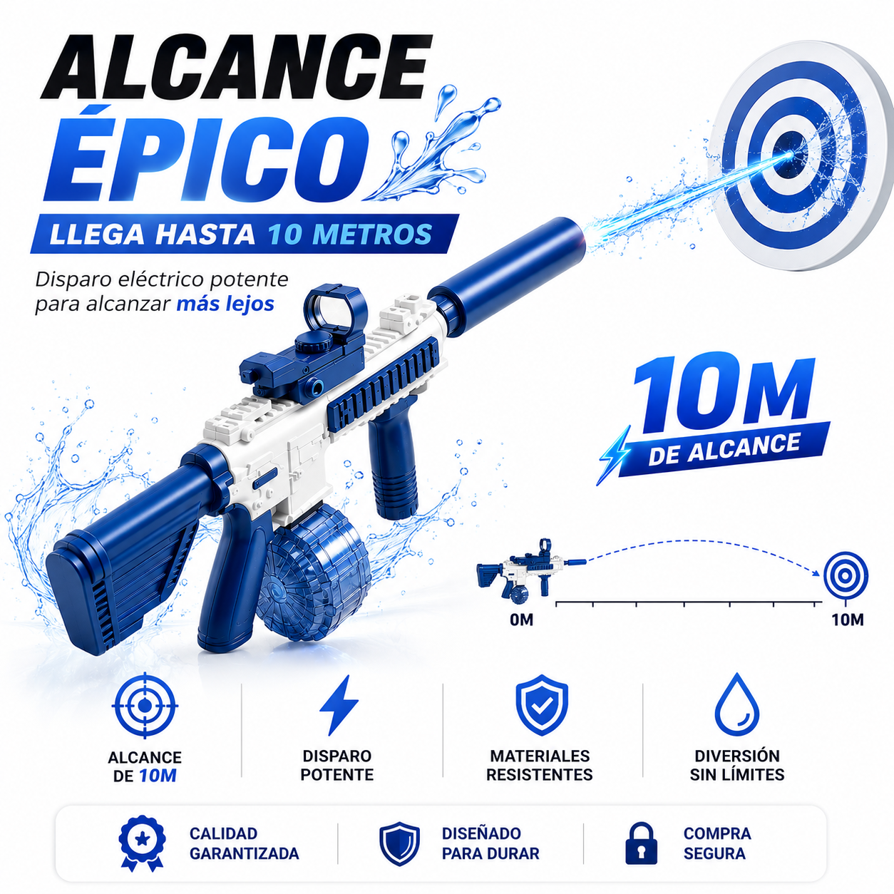 Fusil Eléctrico De Agua